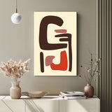 Painting by Numbers Art Abstract Painting Geometry Colored Shapes I