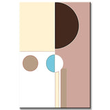 Painting by Numbers Art Abstract Painting Geometry Colored Shapes VI