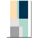 Painting by Numbers Art Abstract Painting Geometry Colored Shapes VIII