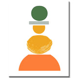 Painting by Numbers Art Abstract Painting Geometry Colored Shapes VIV