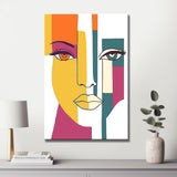 Painting by Numbers Abstract Art Geometry Shapes & Face