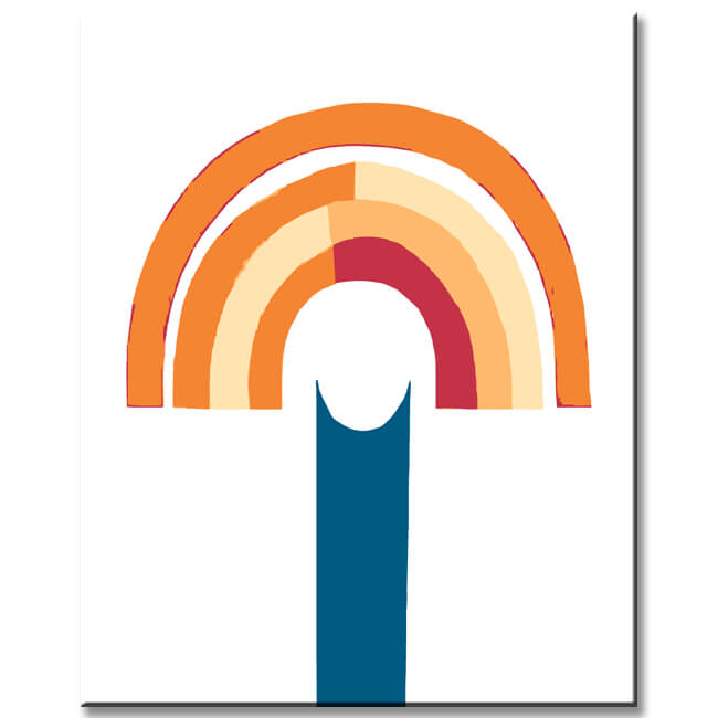 Painting by Numbers Art Abstract Painting Geometry Colored Lines