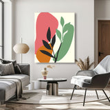 Painting by Numbers Art Minimalism Colored Sheet on Colorful Background