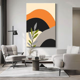 Painting by Numbers Art Minimalism Plant Between Two Mountains