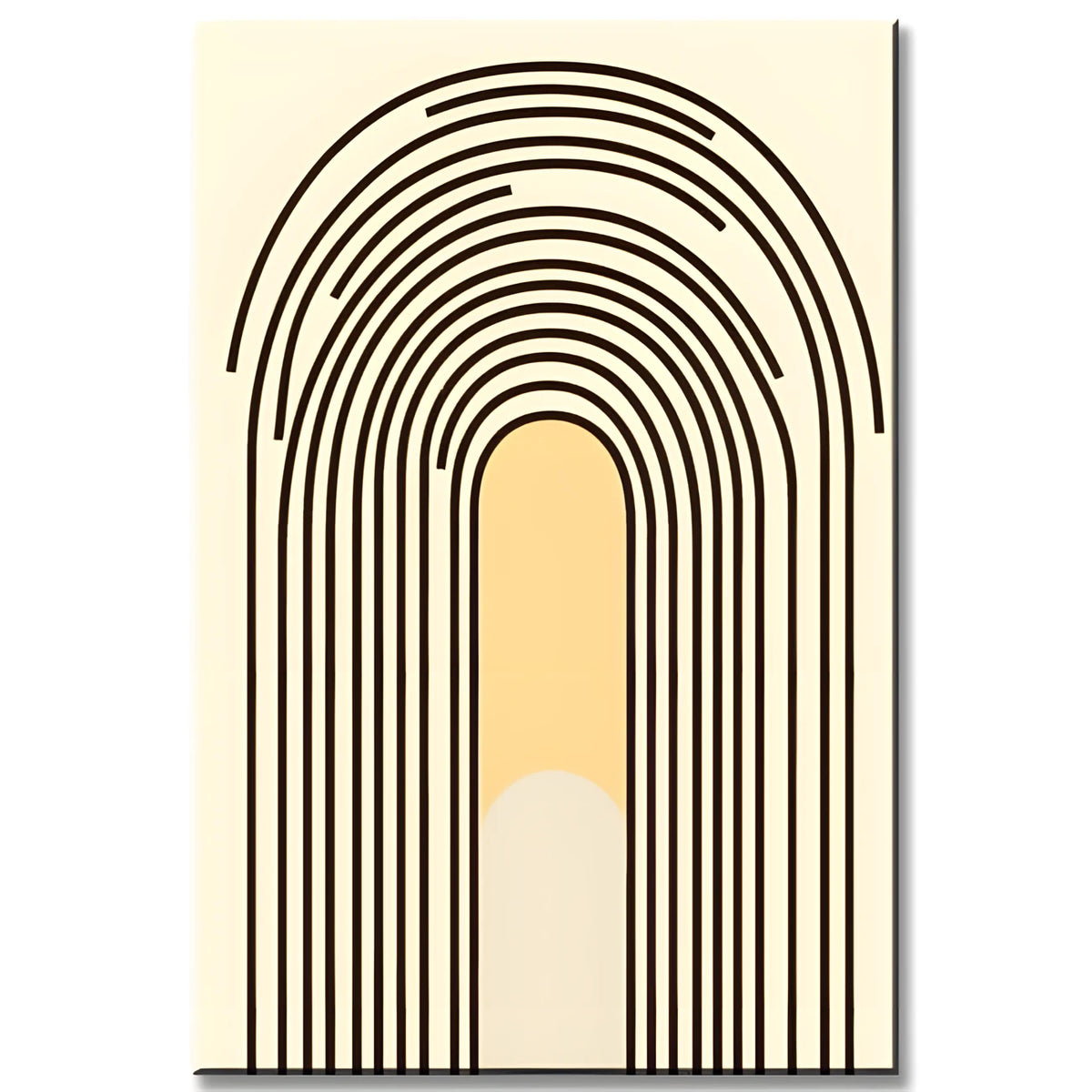 Paint by Numbers Art Minimalism Light at the End of the Tunnel