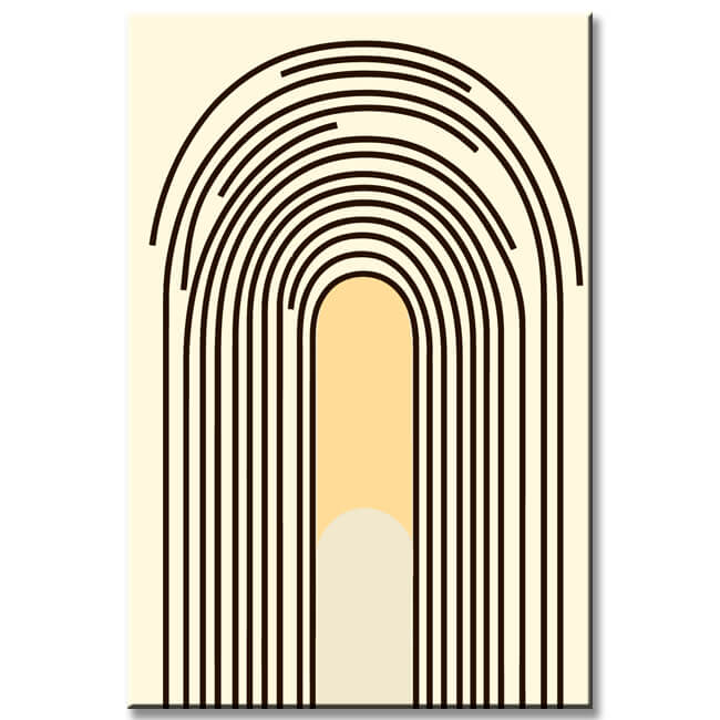 Painting by Numbers Art Minimalism Opposite Rainbows