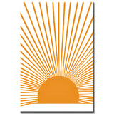 Painting by Numbers Art Minimalism Sun Rays