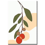 Painting by Numbers Art Minimalism Plant with Fruits