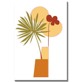 Painting by Numbers Art Minimalism Two Palm Leaves