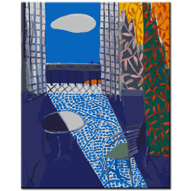 Painting by Numbers Art Open Window with Cloud