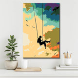 Painting by Numbers Art Sky Swing in The Evening Mood