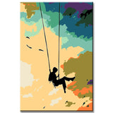 Painting by Numbers Art Sky Swing in The Evening Mood