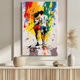 Painting by Numbers Lovers Abstract Art