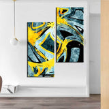 Painting by Numbers Abstract Art Creative 2-Panel
