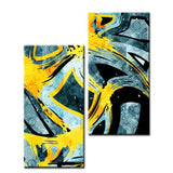 Painting by Numbers Abstract Art Creative 2-Panel