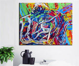 Painting by Numbers Art Nude Abstract Couple