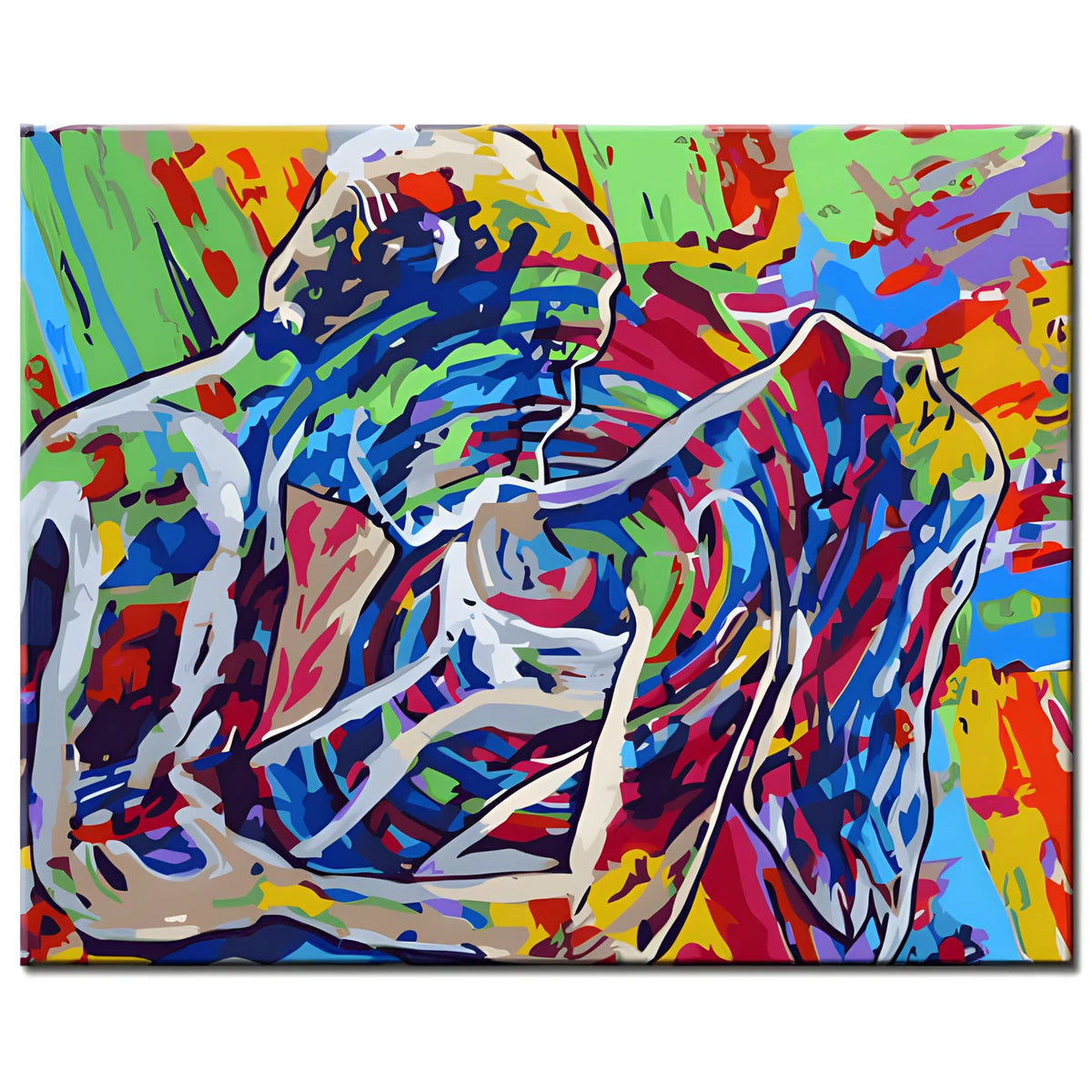Painting by Numbers Art Nude Abstract Couple