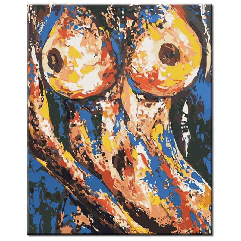 Painting by Numbers Art Nude Woman Two-Tone