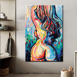 Painting by Numbers Art Nude Naked Woman From Behind