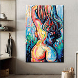Painting by Numbers Art Nude Naked Woman From Behind