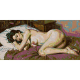 DIY Paint by Numbers Nude Woman Reclining Sleeping Kit