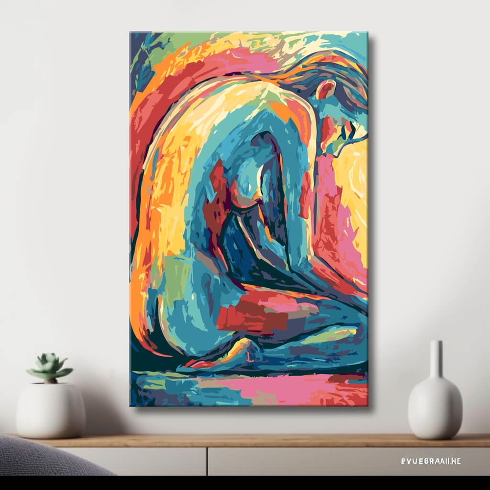 DIY Paint by Numbers Kit DIY art wall decor modern artwork