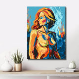 DIY Paint by Numbers Kit DIY art wall decor modern artwork