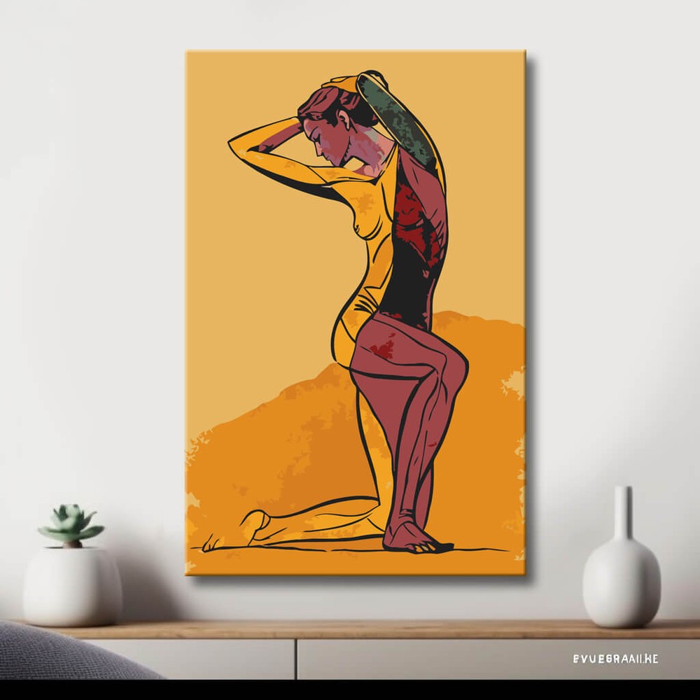 DIY Paint by Numbers Kit DIY art wall decor modern artwork