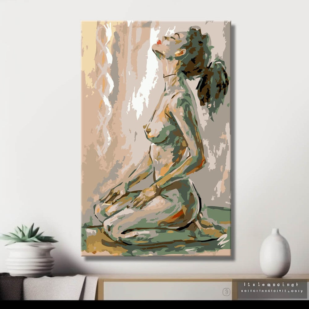 elegant and harmonious. DIY art wall decor modern artwork
