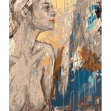 nude woman portrait calm