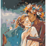DIY Paint by Numbers Couple Love Nude Woman Man Romantic Art Kit