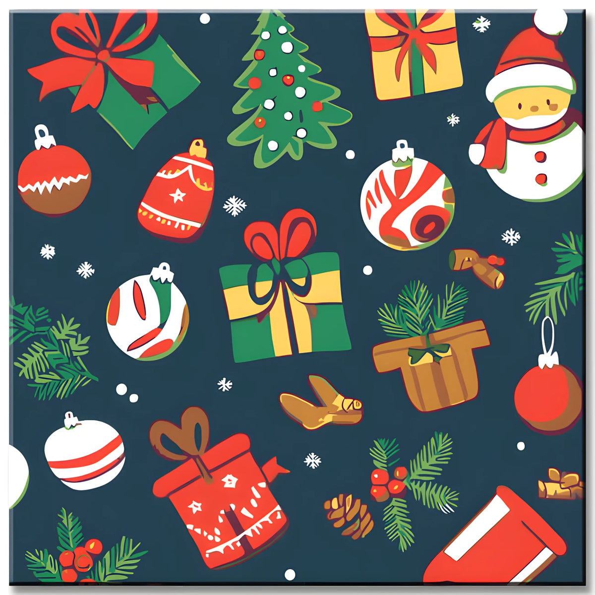 Painting by Numbers Christmas Motif Illustration Children I