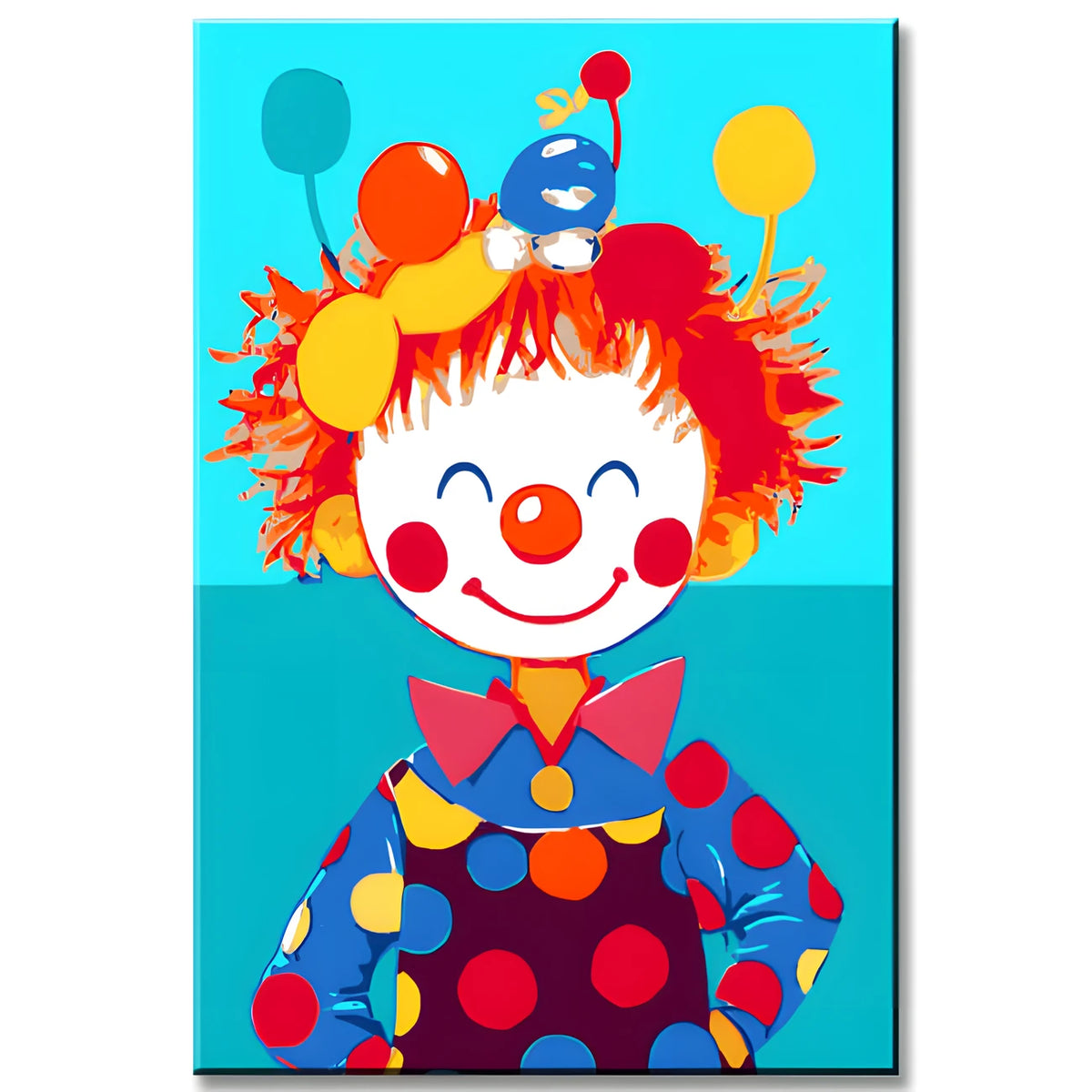 Paint by Numbers for Kids - Pepino the Little Clown Boy