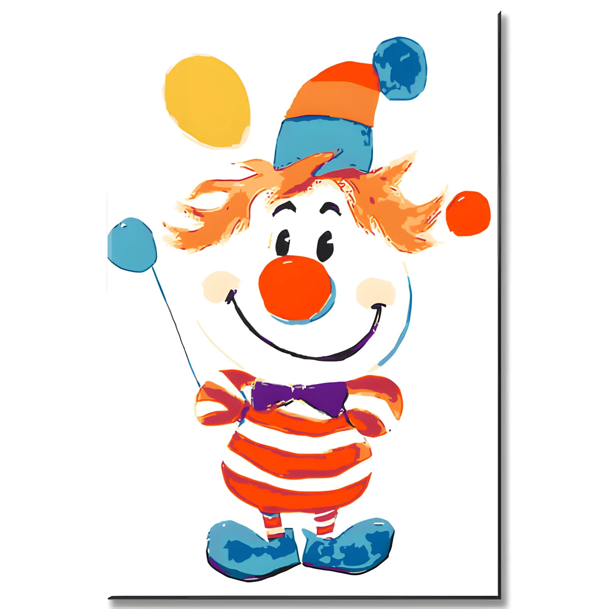 Paint by Numbers for Kids - Little Colorful Clown