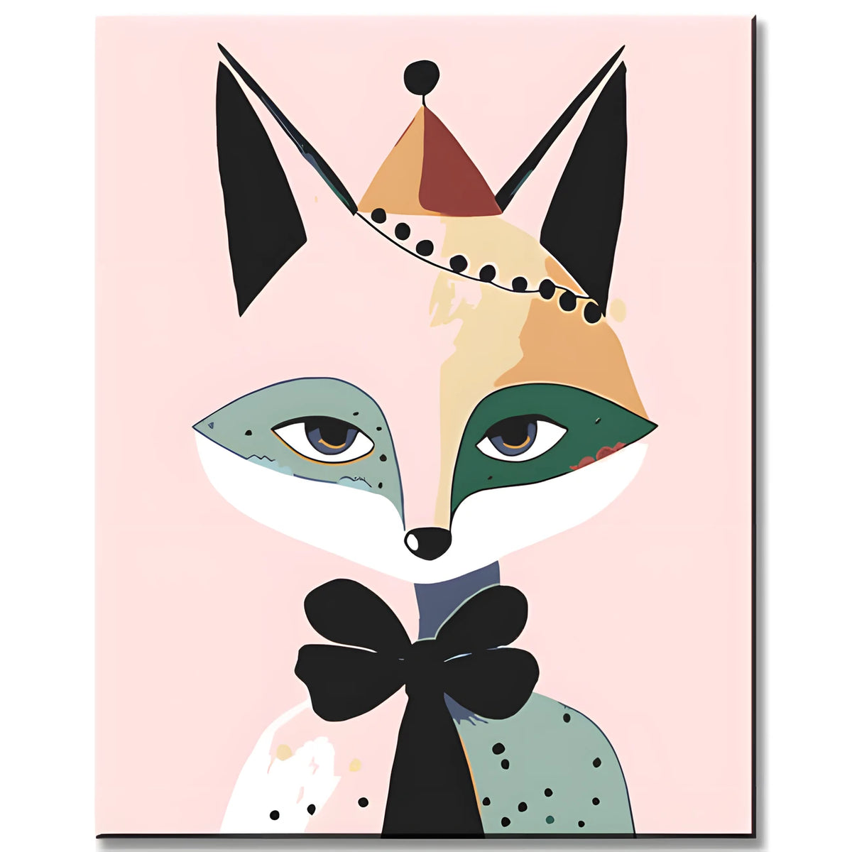 Paint by Numbers for Kids Carnival Fox