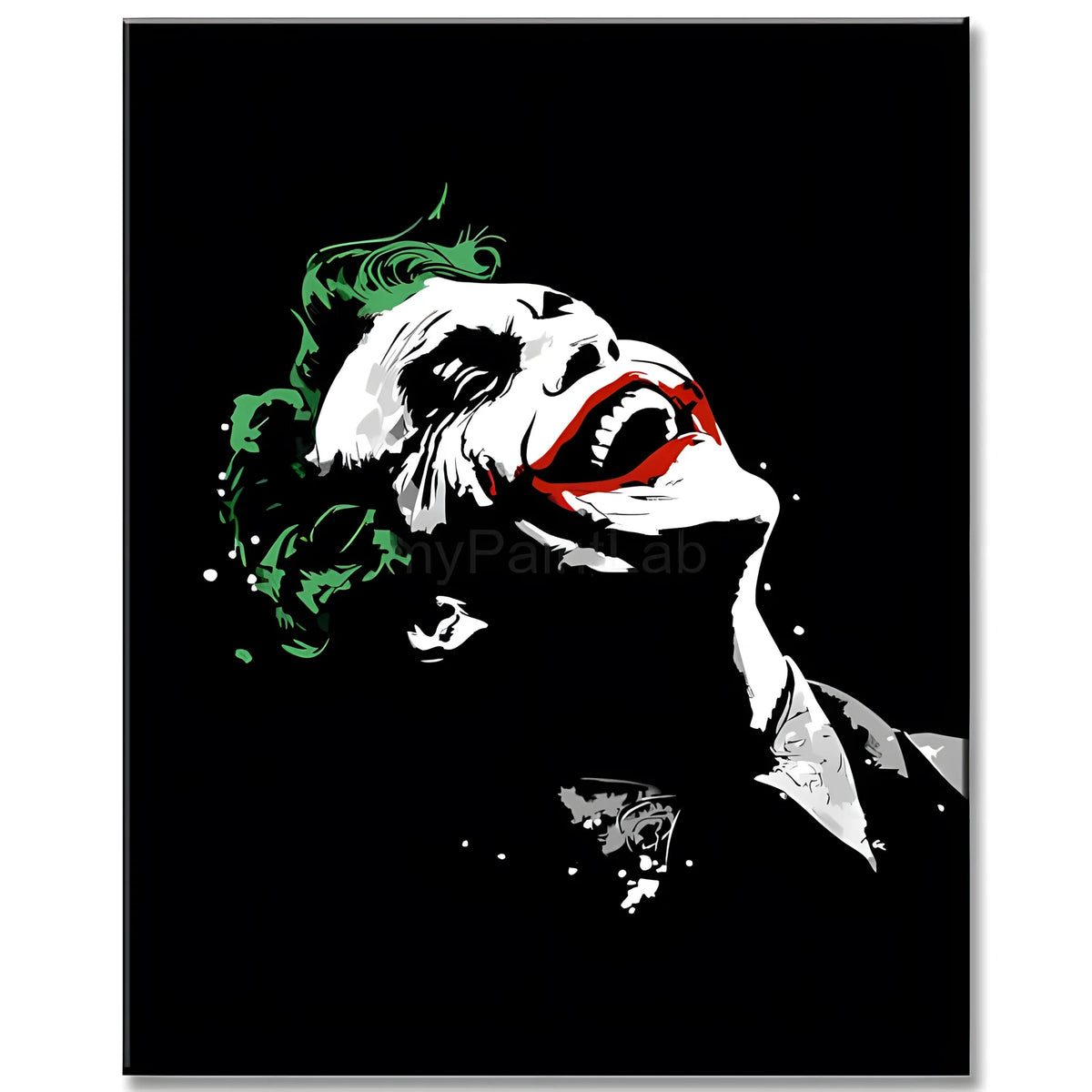 Painting by Numbers Joker Portrait