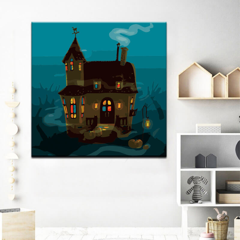 Paint by Numbers Art Illustration