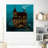 Paint by Numbers Art Illustration