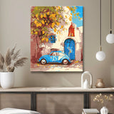 Painting by Numbers Art Illustration Stone Vase with Fruit and Car