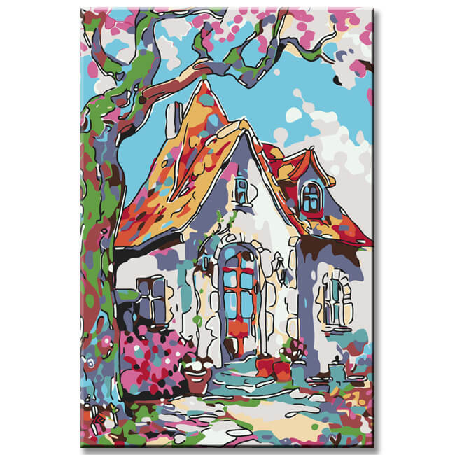 Painting by Numbers Art Illustration Spring Feelings