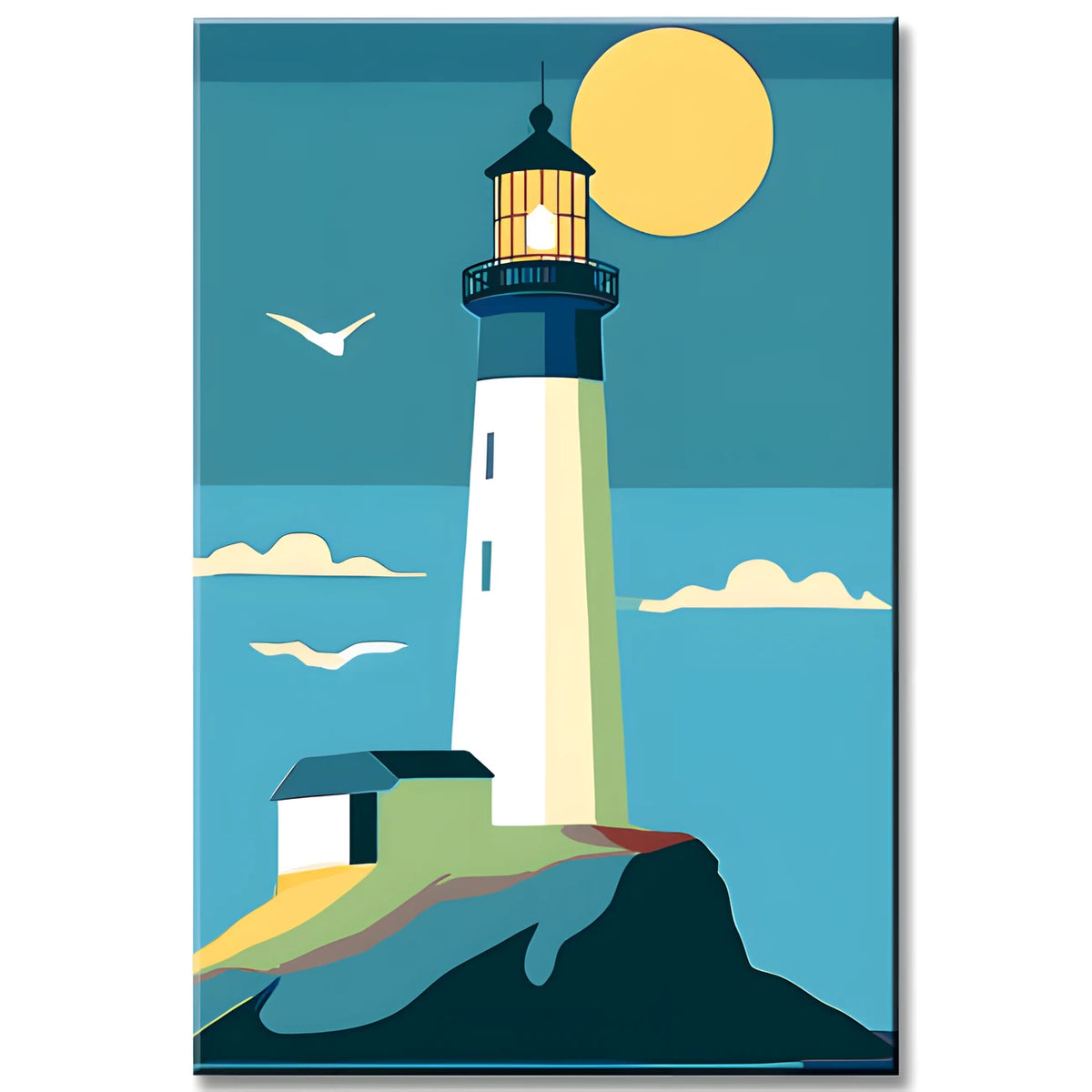 Paint by Numbers Lighthouse Art