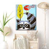 Painting by Numbers Cat and Bird