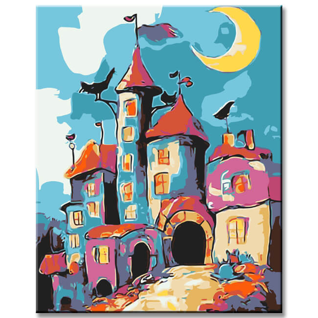 Painting by Numbers Cat Castle