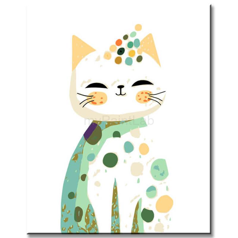 Painting by Numbers Woman Fox