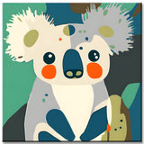 Painting by Numbers Illustration Koala