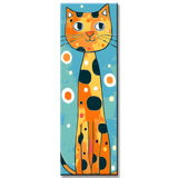 Painting by Numbers Orange Cat with Long Neck