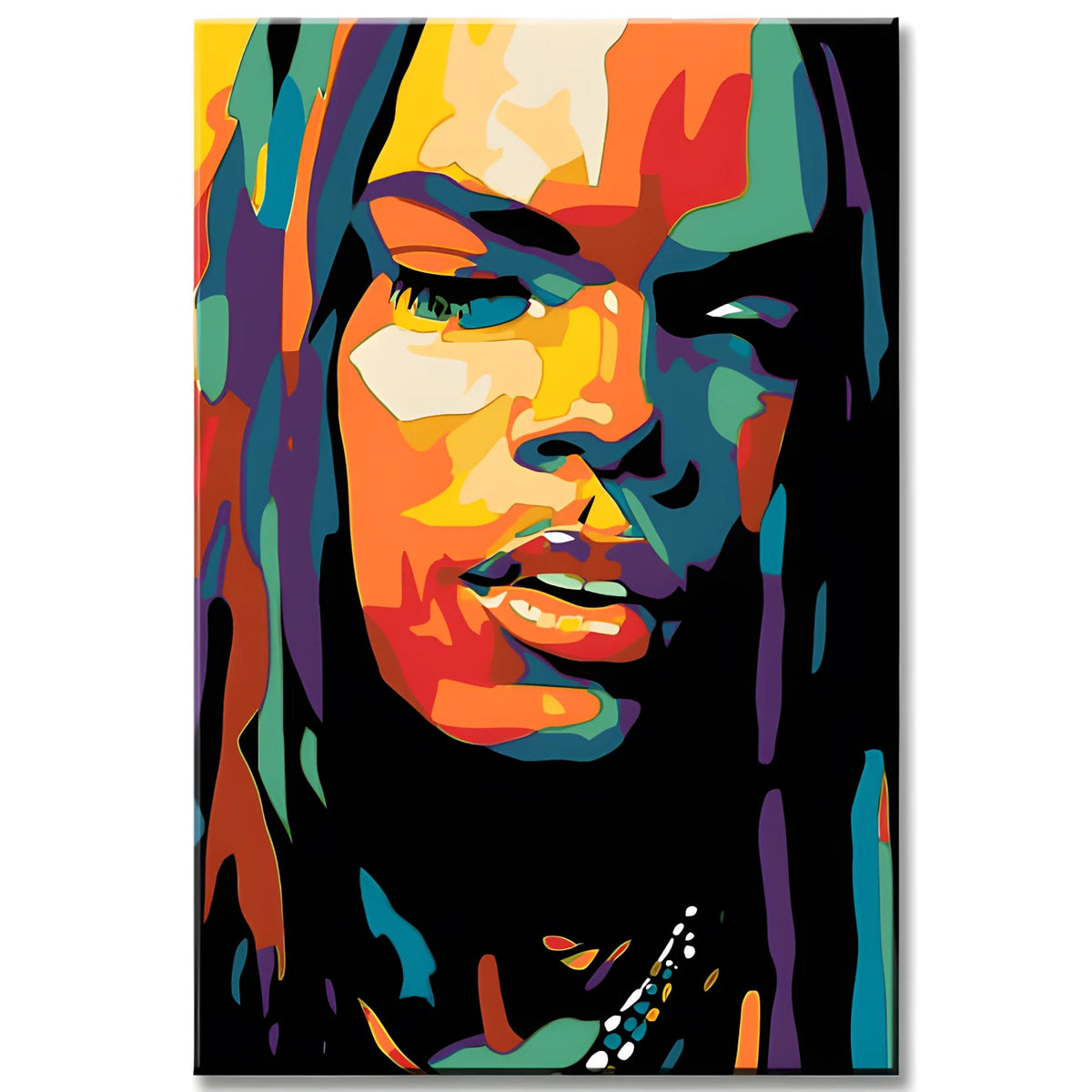 Paint by Numbers Cultural Man with Dreads
