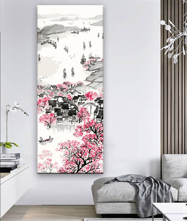 Painting by Numbers Asia Art Lake Landscape