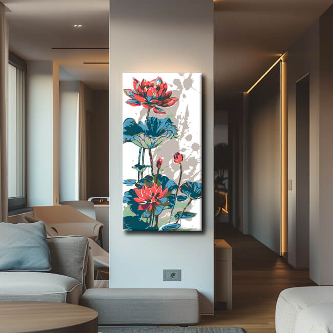 Painting by Numbers Asia Art Water Lily