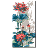 Paint by Numbers Panorama Art Water Lily